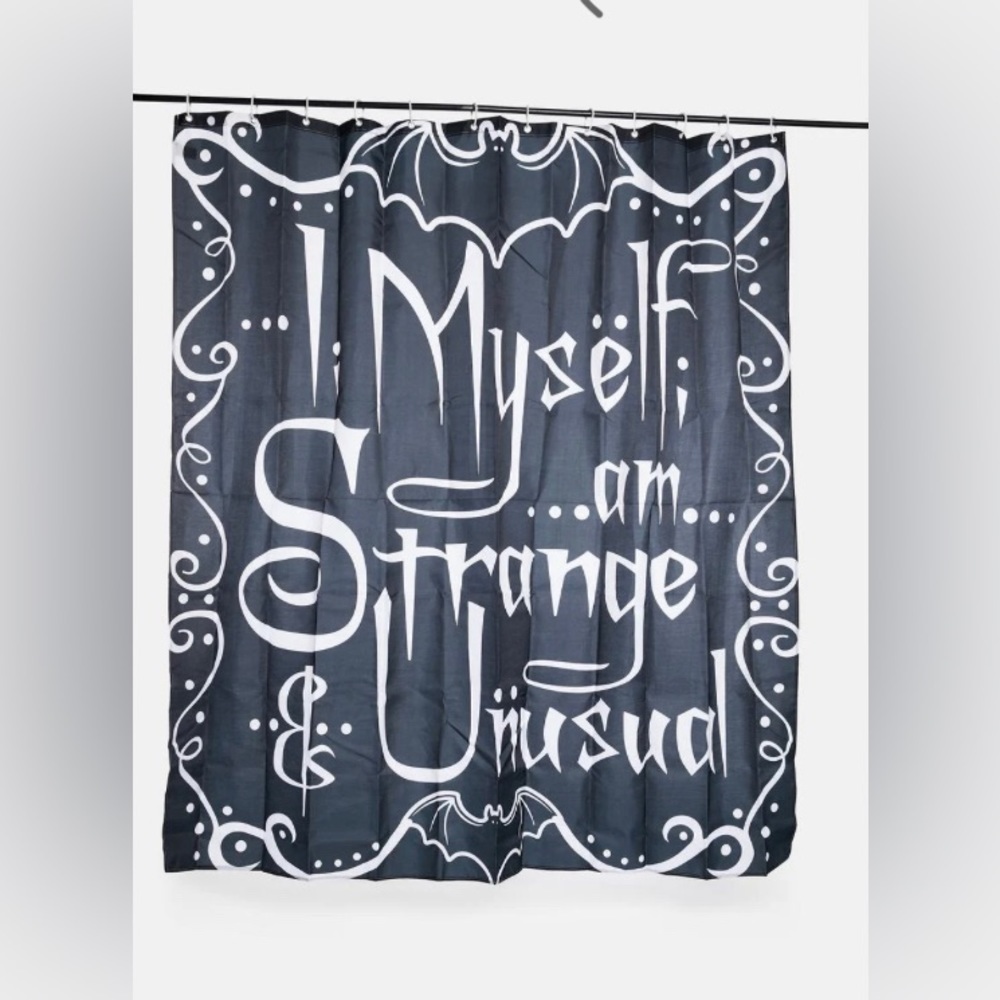 Dolls Kill I Myself Am Strange And Unusual Shower curtain
